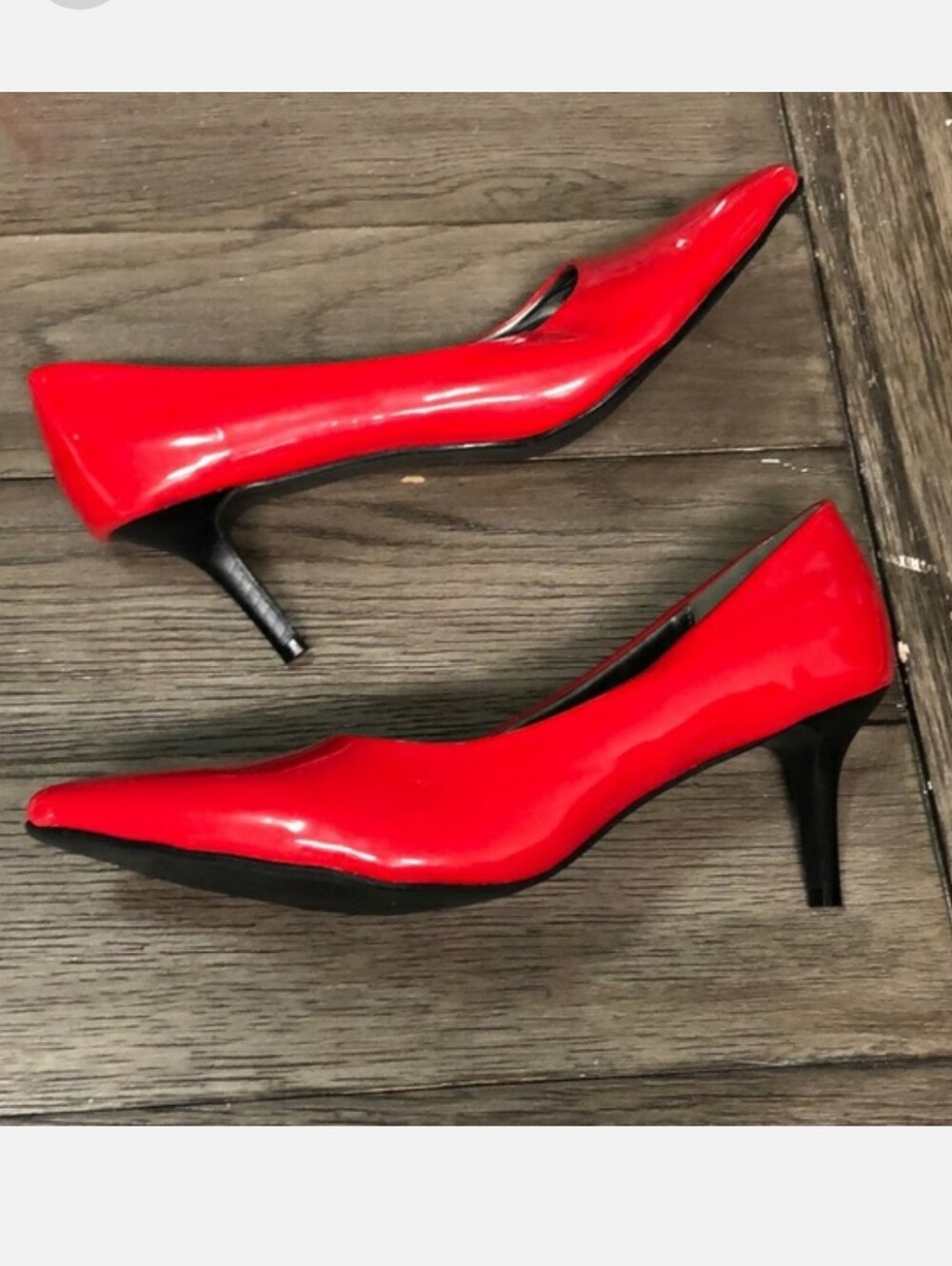 Gabriella Rocha Red Ponted Toe Heels, 8.5